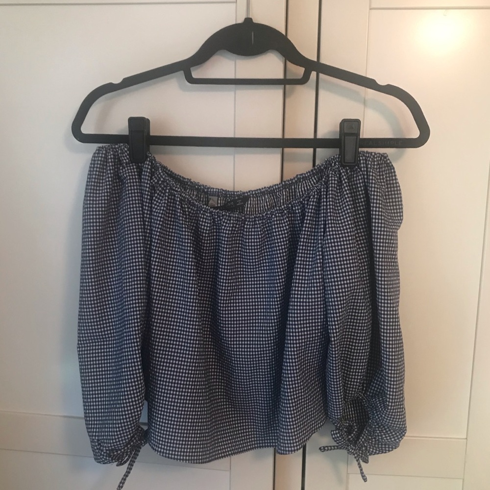 Zara off the shoulder top